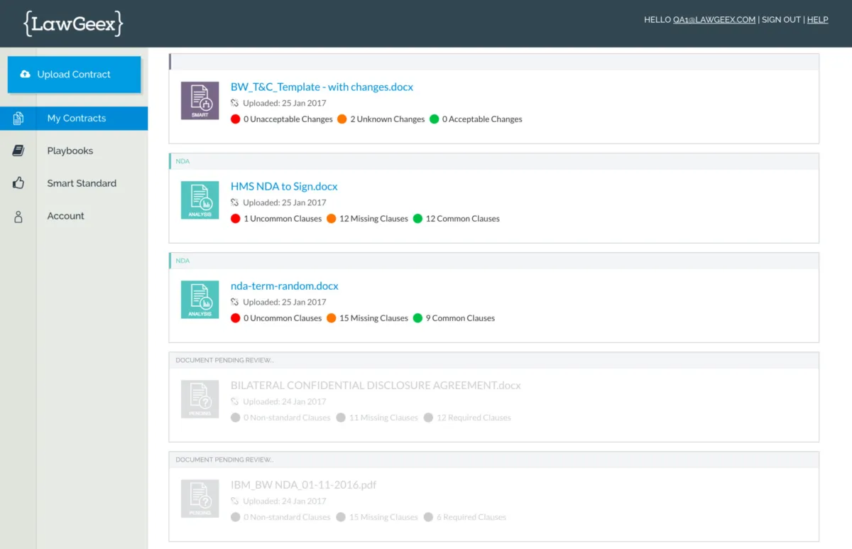 Notre avis sur LawGeex : un logiciel de gestion de contrats à découvrir