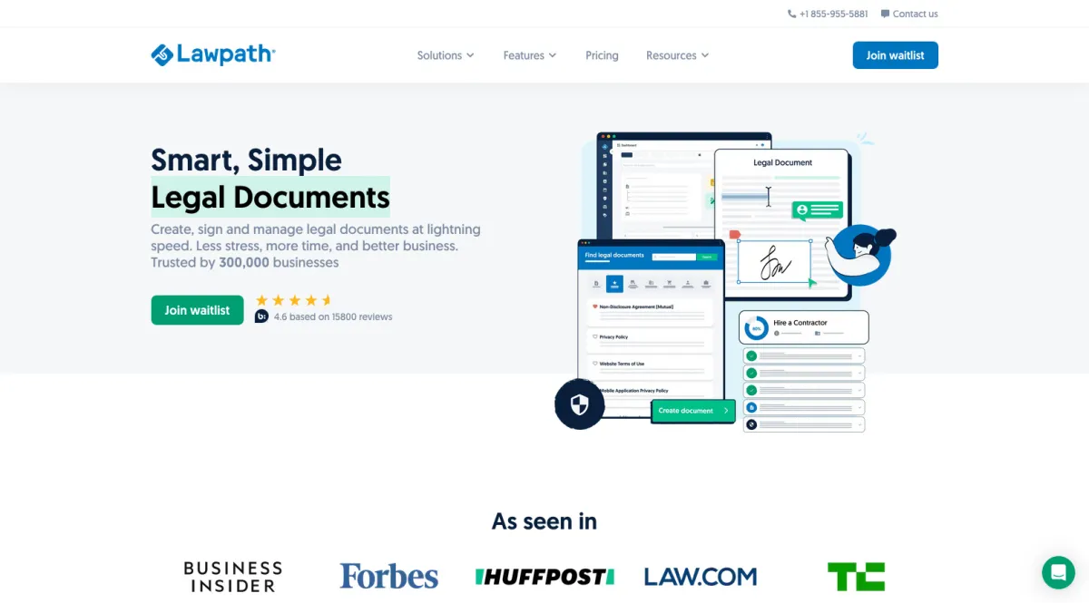 Interface LawPath : fonctionnalités, prix, alternatives