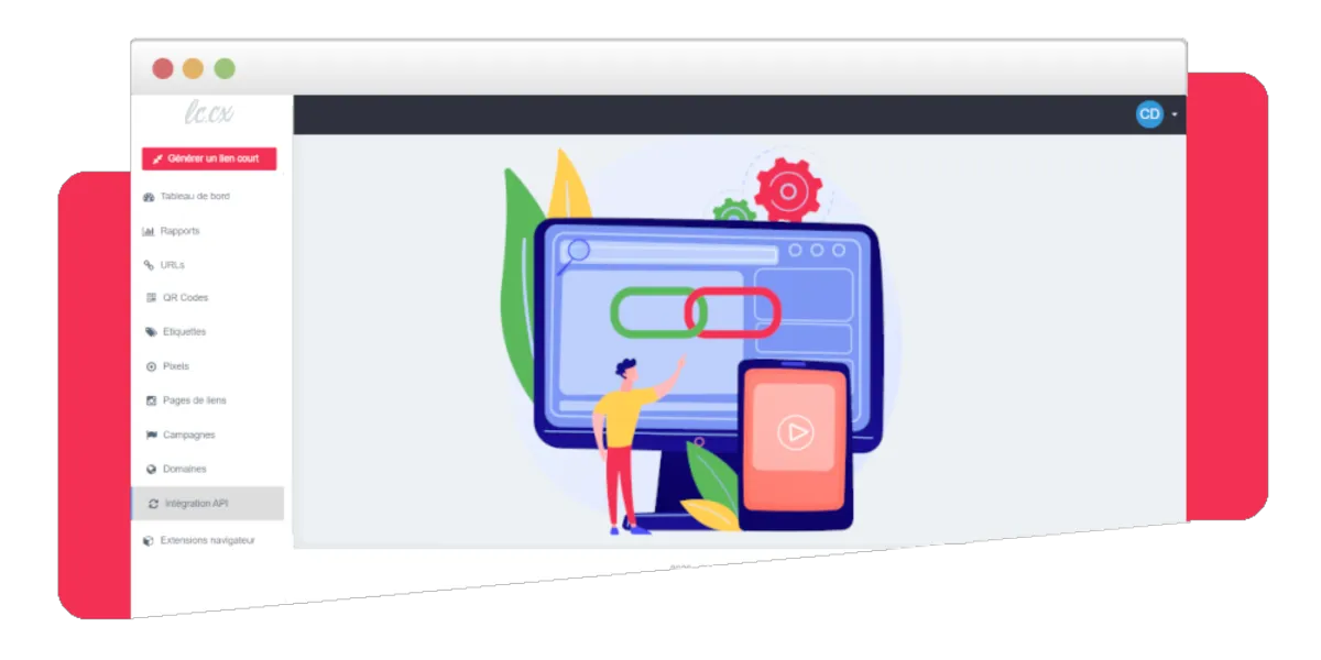 Interface lc.cx: image, ergonomie, alternatives Interface lc.cx: image, ergonomie, alternatives