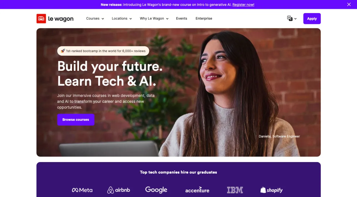 Interface Le Wagon : fonctionnalités, prix, alternatives