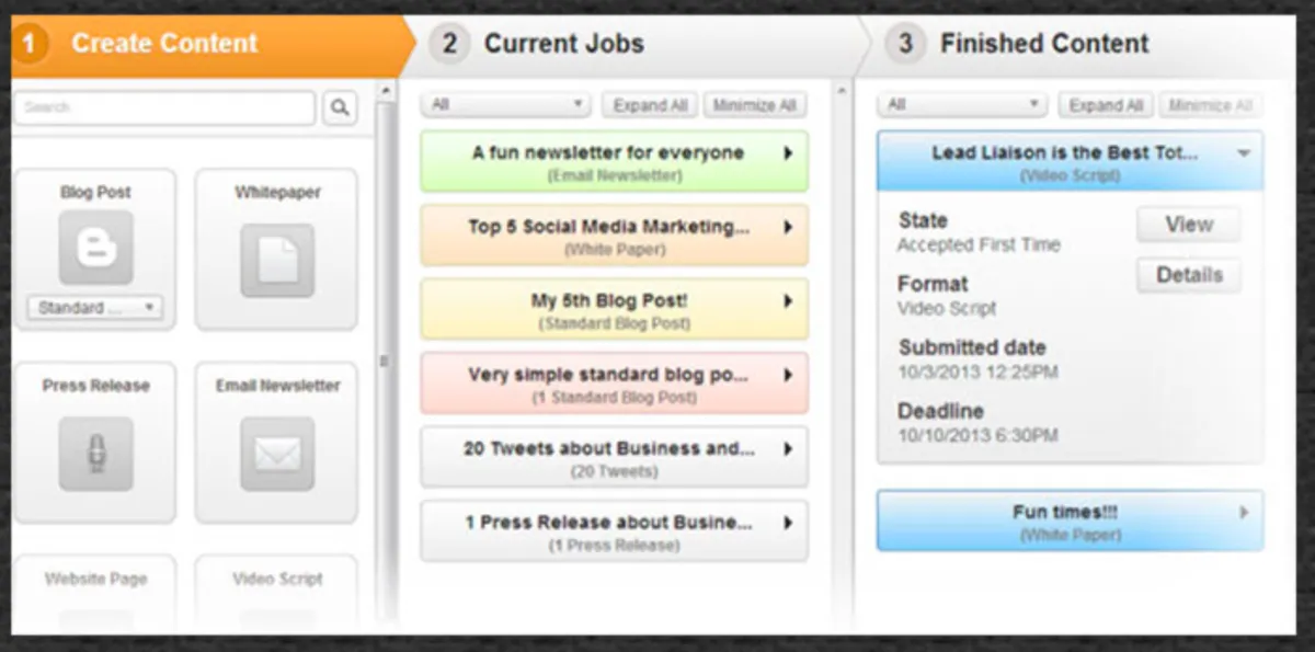 Interface Lead Liaison: image, ergonomie, alternatives Interface Lead Liaison: image, ergonomie, alternatives