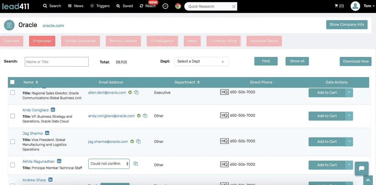 Lead411: avis sur le logiciel de gestion de leads (lead management): fonctionnalités, avantages, inconvénients et tarifs