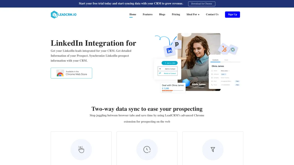 Interface LeadCRM : image, ergonomie, alternatives Interface LeadCRM : image, ergonomie, alternatives