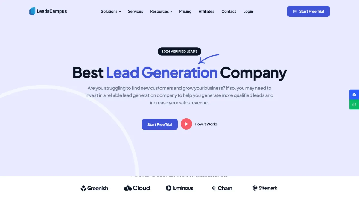 Interface Leadscampus : fonctionnalités, prix, alternatives