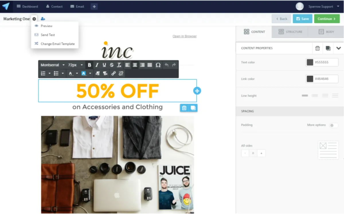Notre avis sur LeadSparrow : un logiciel d'emailing et newsletters (marketing par email) à découvrir