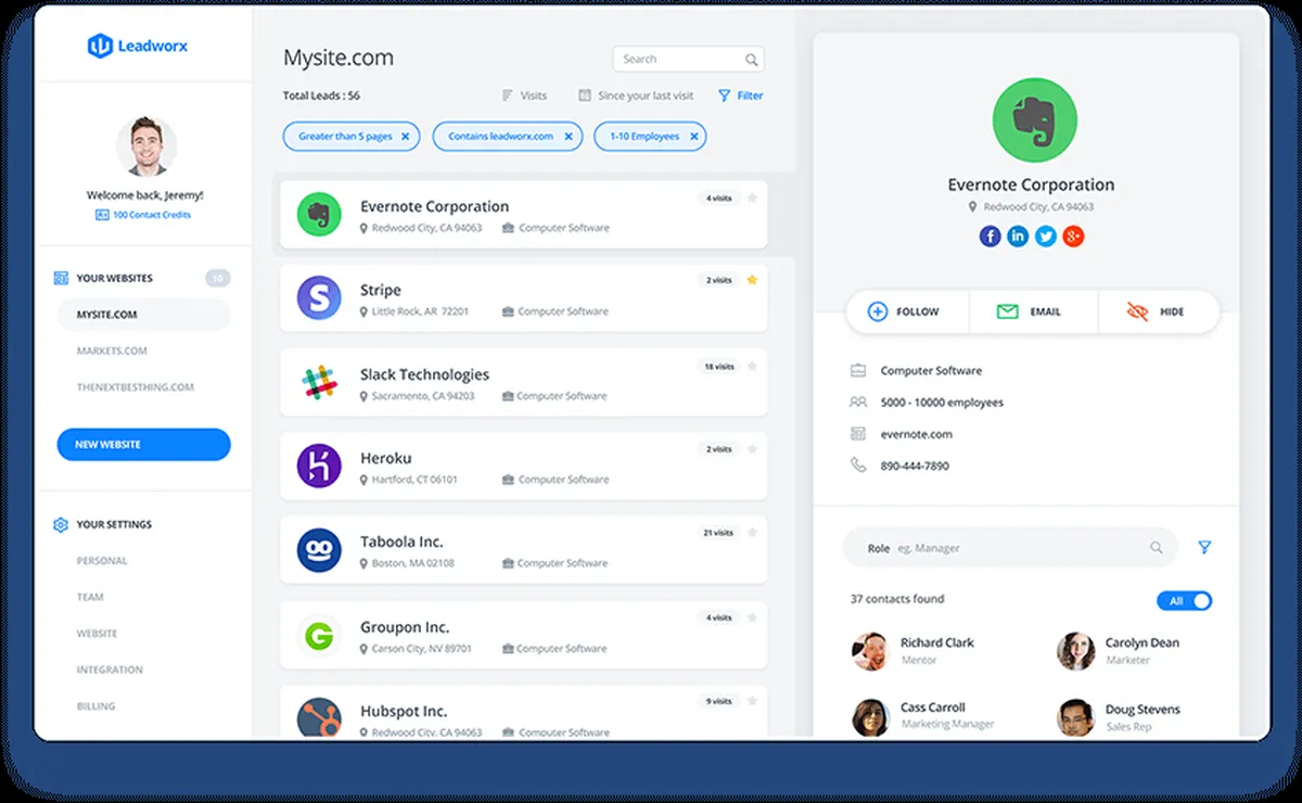 Notre avis sur LeadWorx : un logiciel de génération de leads (lead generation) à découvrir
