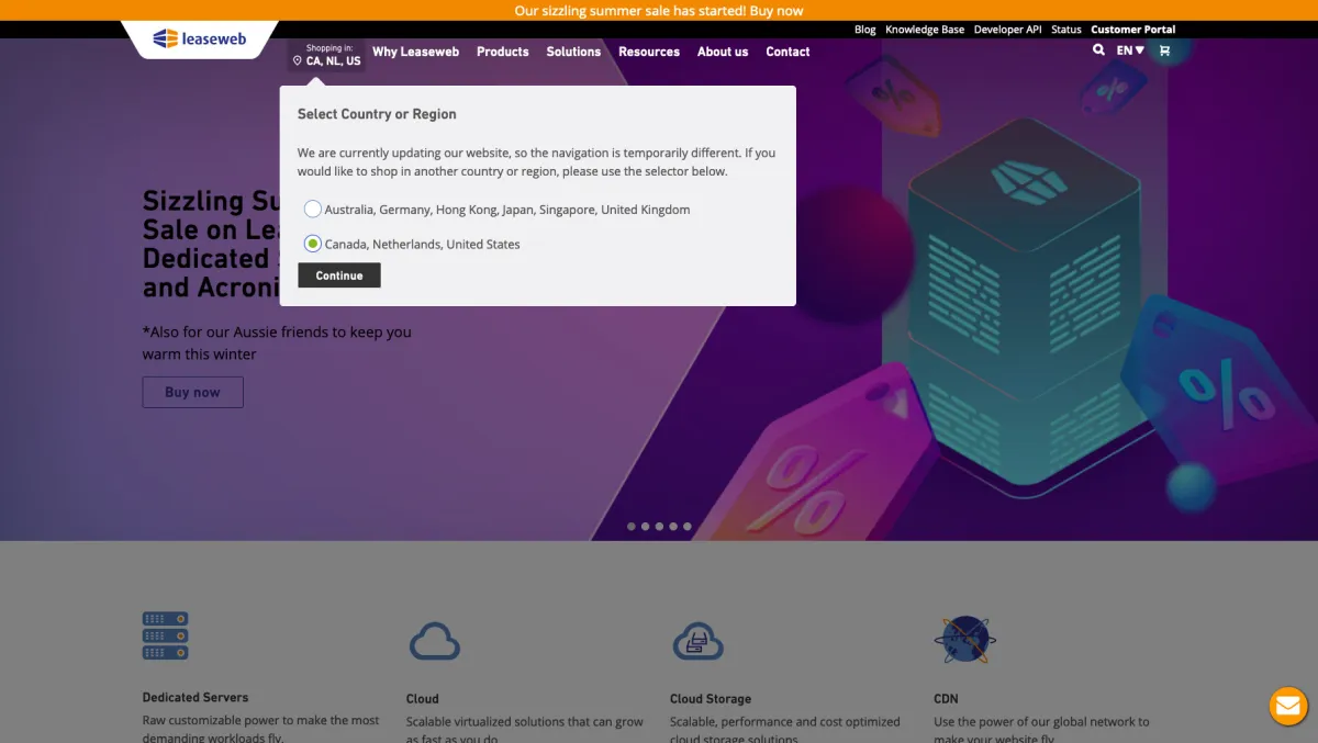 Interface LeaseWeb : fonctionnalités, prix, alternatives
