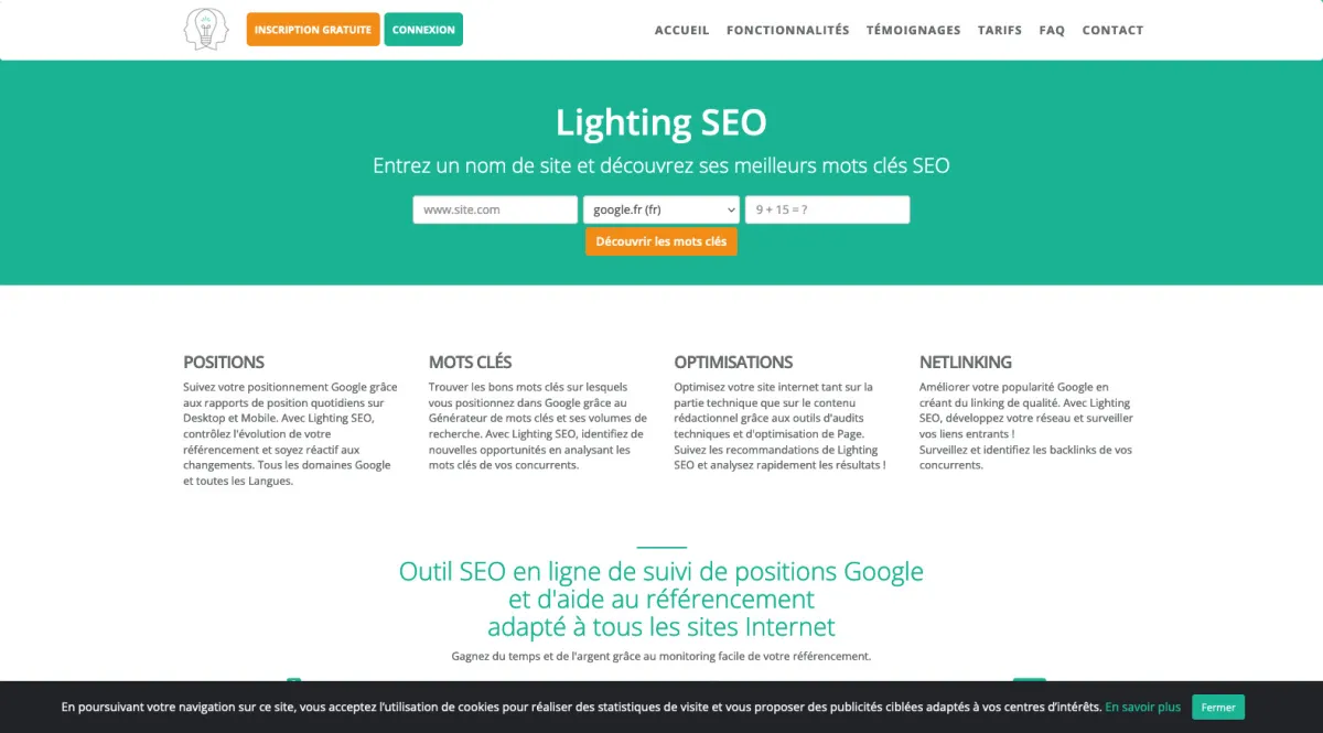 Interface Lighting SEO : fonctionnalités, prix, alternatives Interface Lighting SEO : fonctionnalités, prix, alternatives