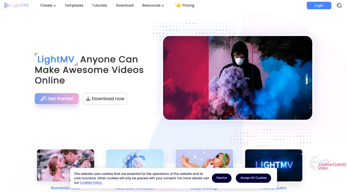 Interface LightMV : fonctionnalités, prix, alternatives