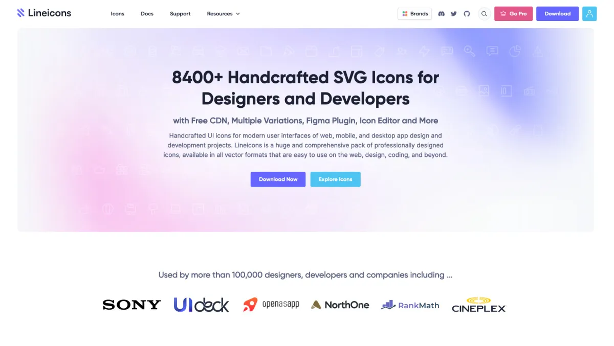 Interface LineIcons : fonctionnalités, prix, alternatives Interface LineIcons : fonctionnalités, prix, alternatives