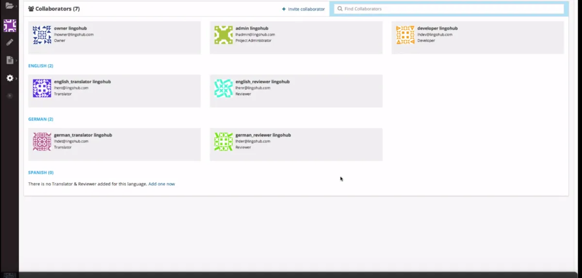 Interface Lingohub: image, ergonomie, alternatives