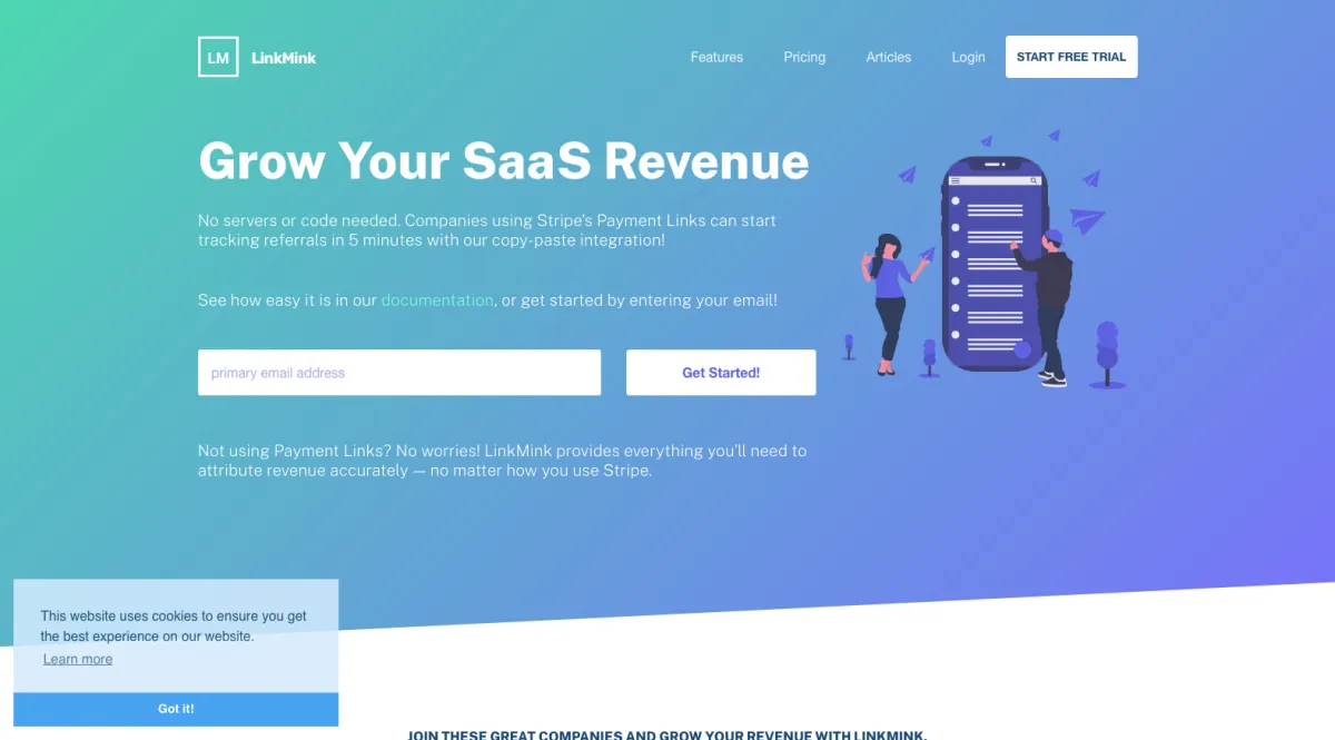 Interface LinkMink : fonctionnalités, prix, alternatives