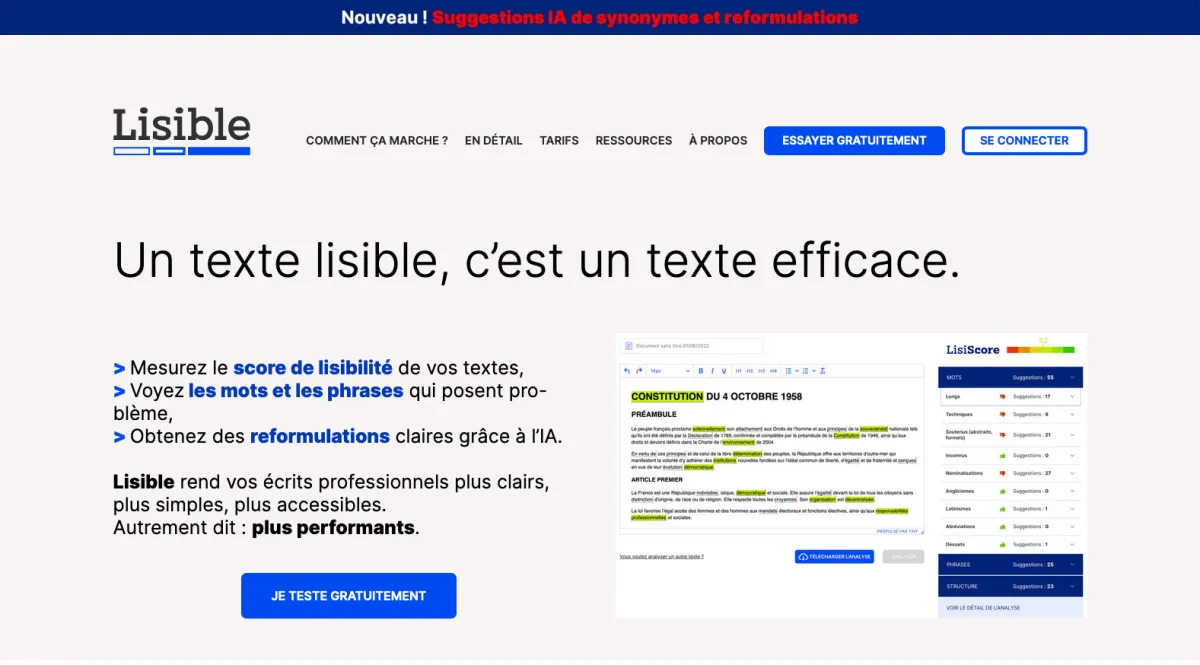 Interface Lisible : fonctionnalités, prix, alternatives
