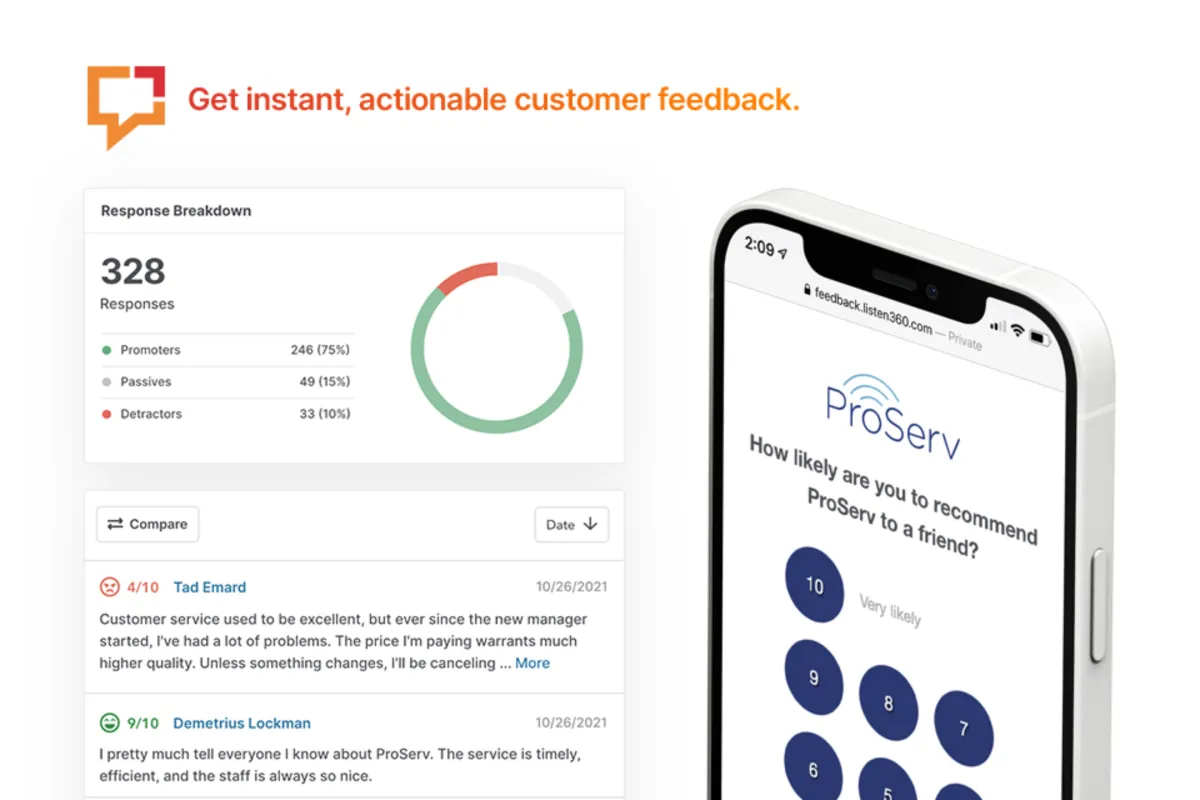 Notre avis sur Listen360 : un logiciel d'expérience client (CX) à découvrir