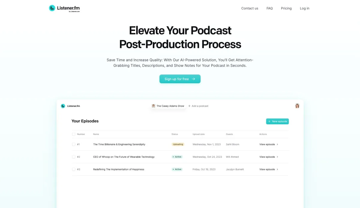 Listener.fm: avis sur le logiciel de podcast: fonctionnalités, avantages, inconvénients et tarifs Listener.fm: avis sur le logiciel de podcast: fonctionnalités, avantages, inconvénients et tarifs