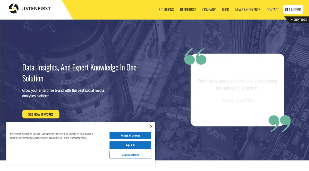 Interface ListenFirst : fonctionnalités, prix, alternatives