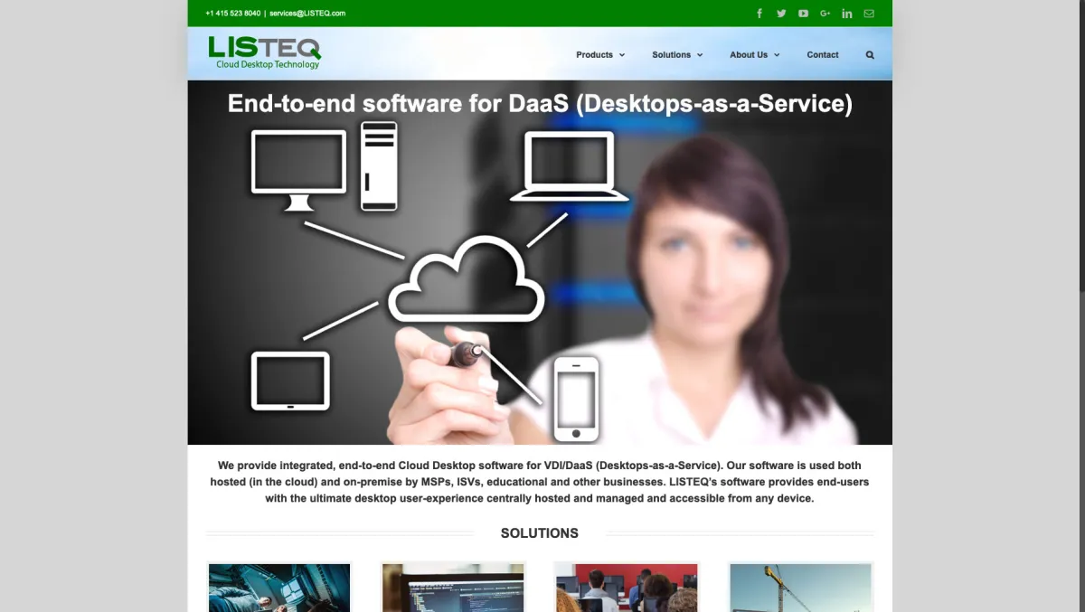 Interface LISTEQ Cloud Desktop : image, ergonomie, alternatives Interface LISTEQ Cloud Desktop : image, ergonomie, alternatives