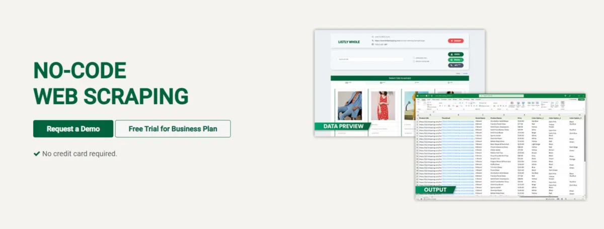 Interface Listly: fonctionnalités, prix, alternatives