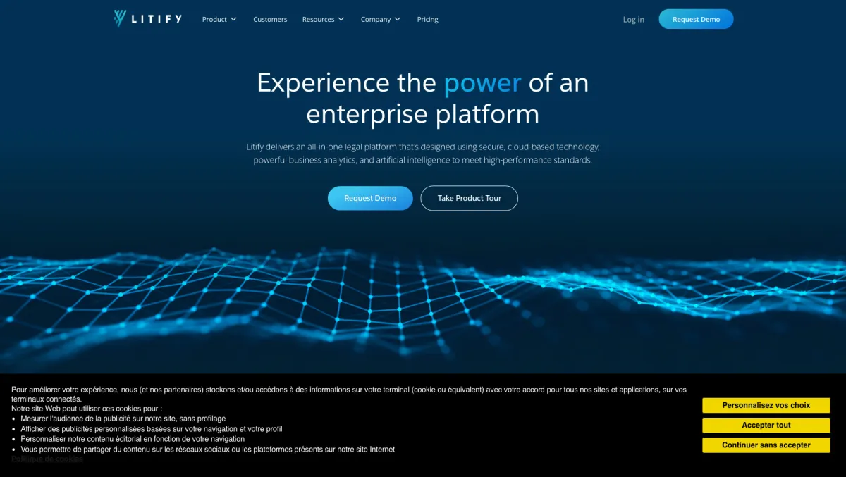 Interface Litify : fonctionnalités, prix, alternatives