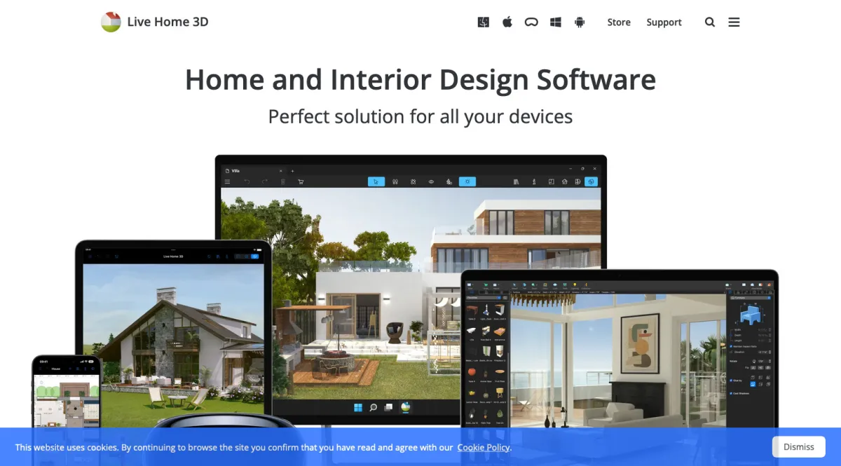 Interface Live Home 3D : fonctionnalités, prix, alternatives Interface Live Home 3D : fonctionnalités, prix, alternatives