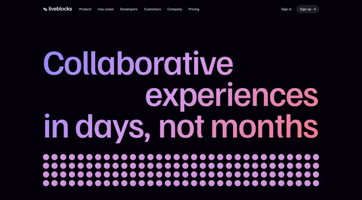 Interface Liveblocks : fonctionnalités, prix, alternatives
