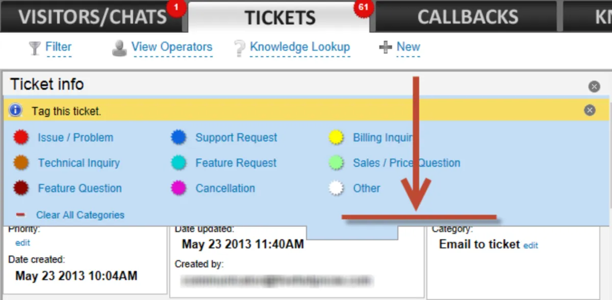 Interface LiveHelpNow: fonctionnalités, prix, alternatives