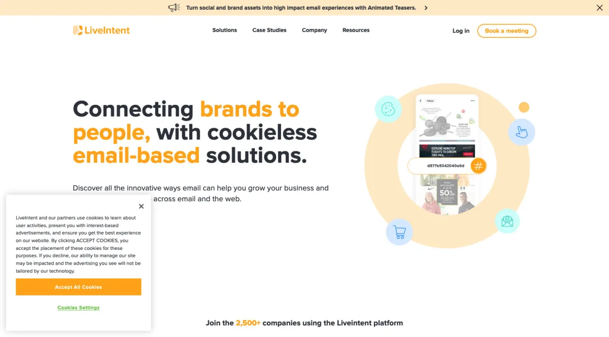Interface LiveIntent : image, ergonomie, alternatives Interface LiveIntent : image, ergonomie, alternatives
