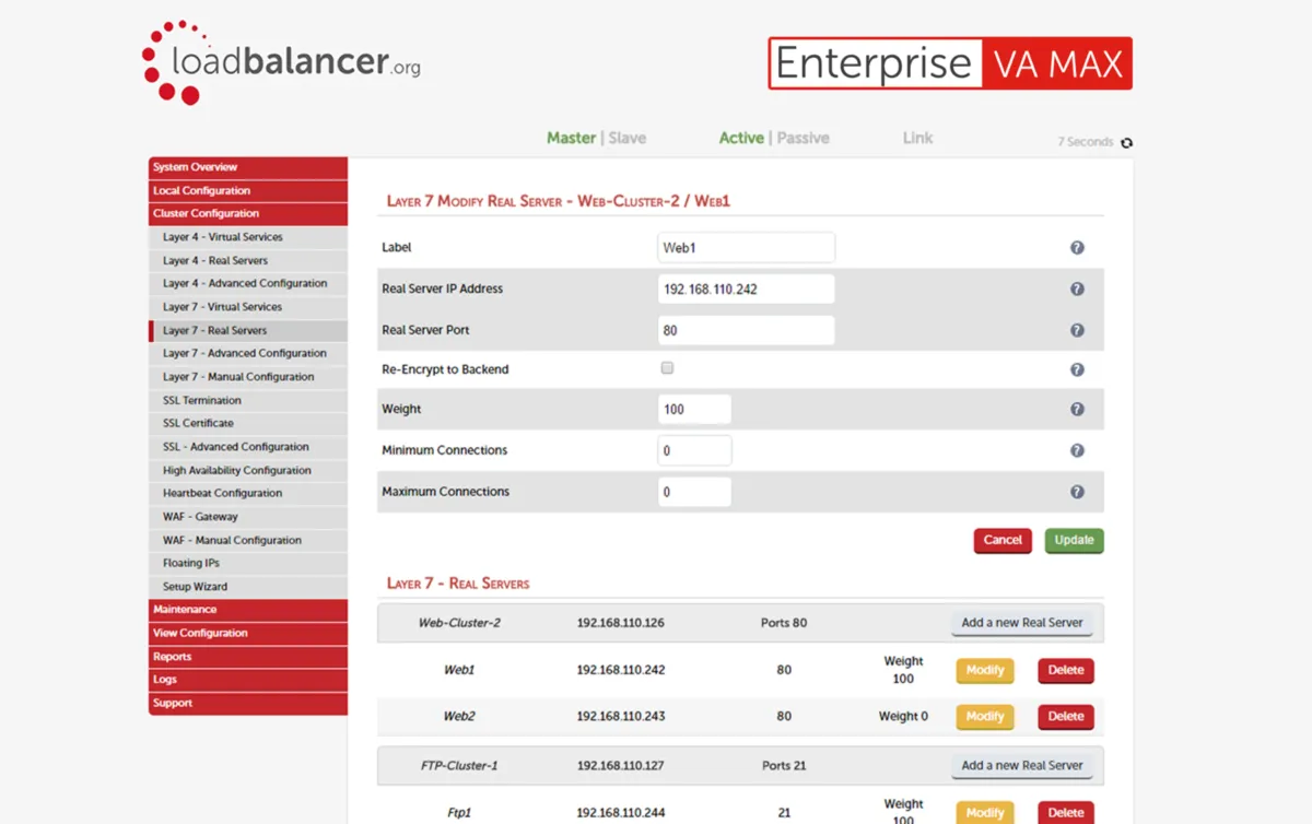Interface Load Balancer Enterprise ADC: fonctionnalités, prix, alternatives