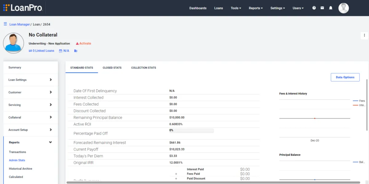 Interface LoanPro: fonctionnalités, prix, alternatives Interface LoanPro: fonctionnalités, prix, alternatives
