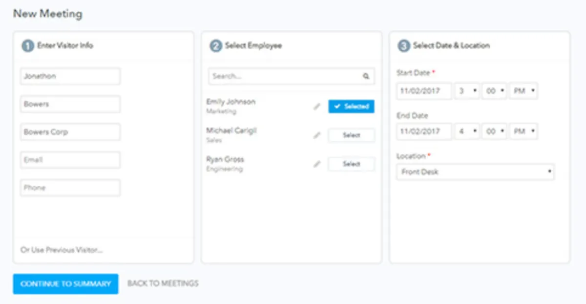 Interface Lobby Track: fonctionnalités, prix, alternatives