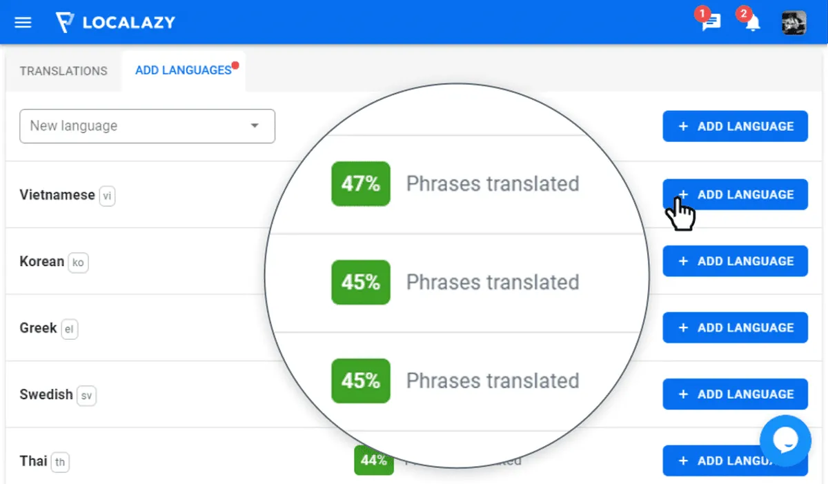 Localazy: avis sur le logiciel de traduction: fonctionnalités, avantages, inconvénients et tarifs