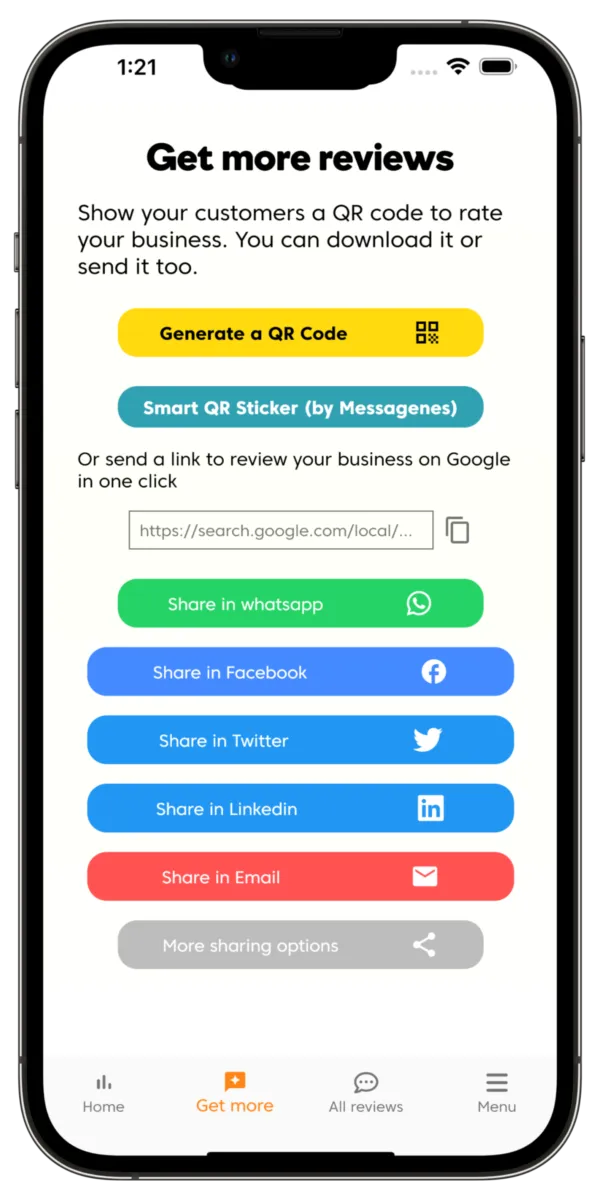 Interface Localboss: image, ergonomie, alternatives