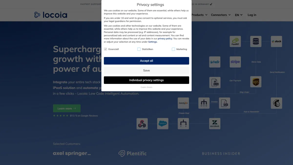 Interface Locoia : fonctionnalités, prix, alternatives