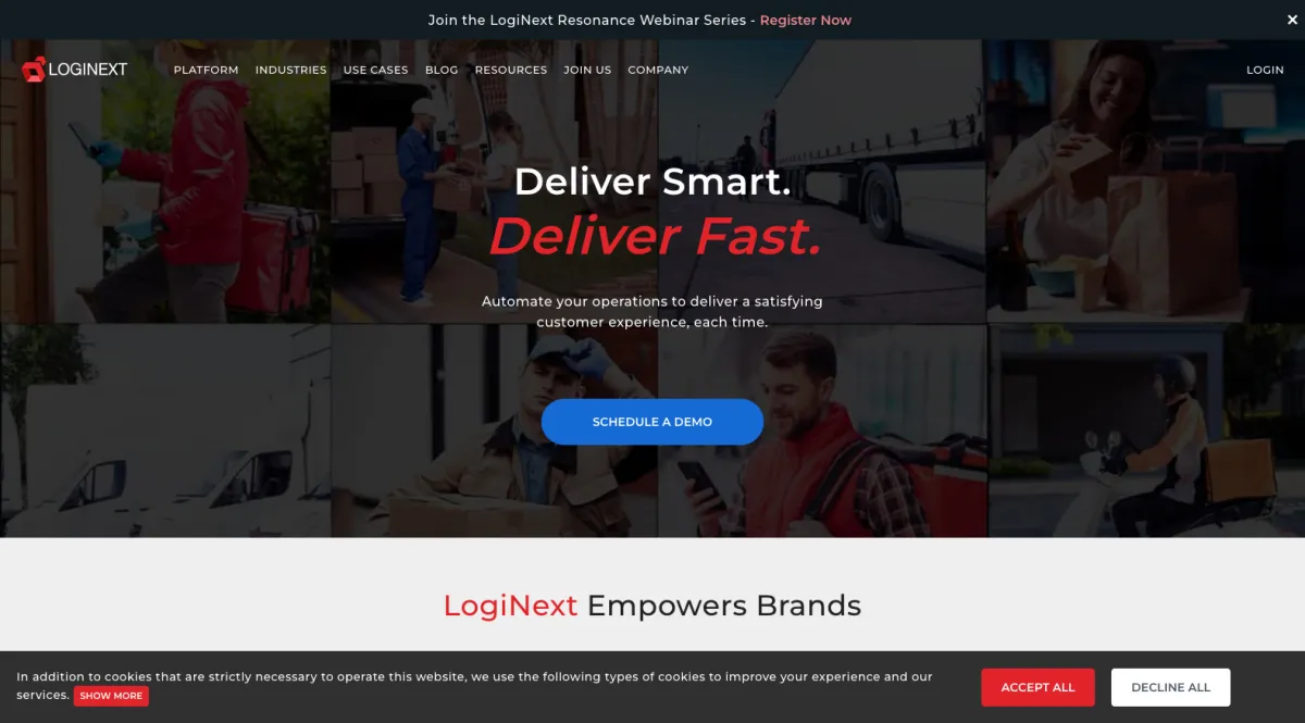 Interface LogiNext : fonctionnalités, prix, alternatives