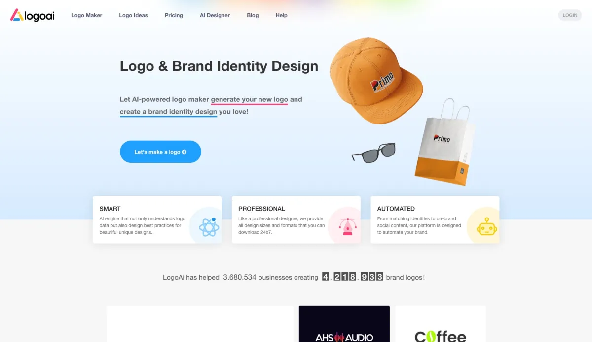 LogoAI: avis sur le logiciel de graphisme: fonctionnalités, avantages, inconvénients et tarifs
