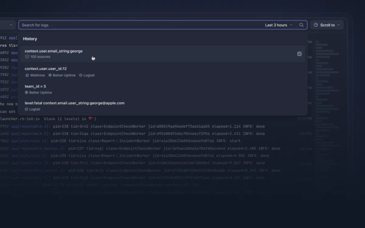 Interface Logtail: image, ergonomie, alternatives Interface Logtail: image, ergonomie, alternatives