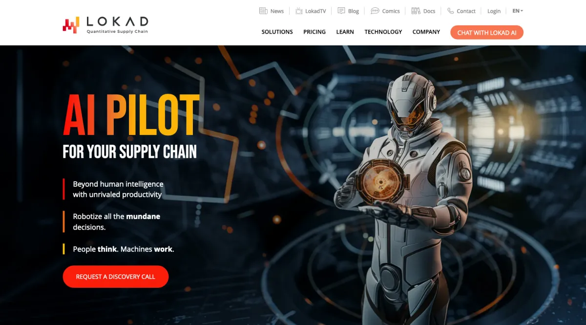 Interface Lokad : fonctionnalités, prix, alternatives