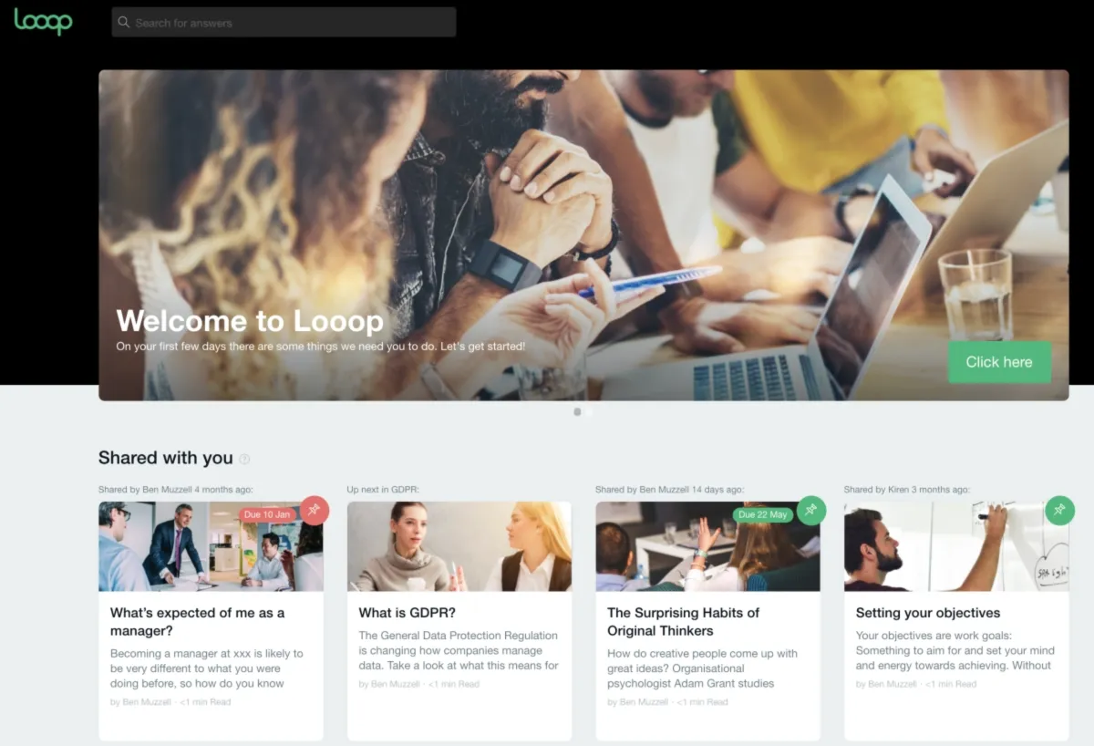 Interface Looop: fonctionnalités, prix, alternatives