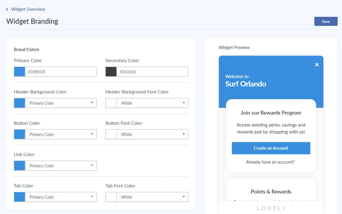 Interface Lootly: image, ergonomie, alternatives Interface Lootly: image, ergonomie, alternatives