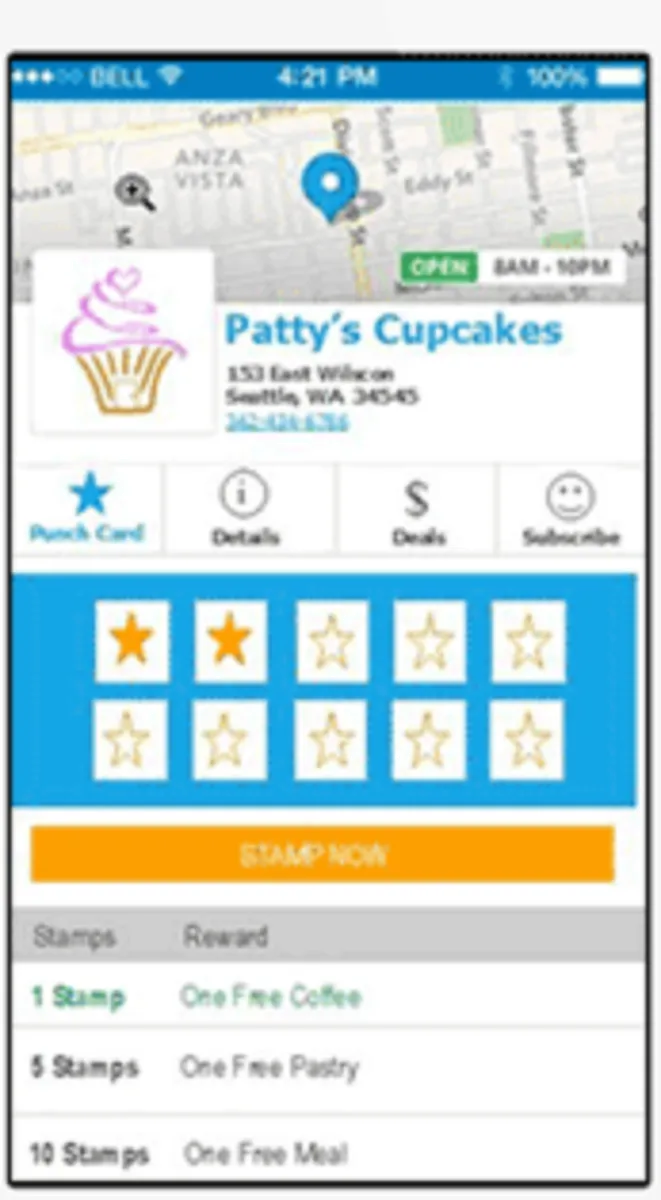 Interface Loyalty Reward Stamp: image, ergonomie, alternatives Interface Loyalty Reward Stamp: image, ergonomie, alternatives