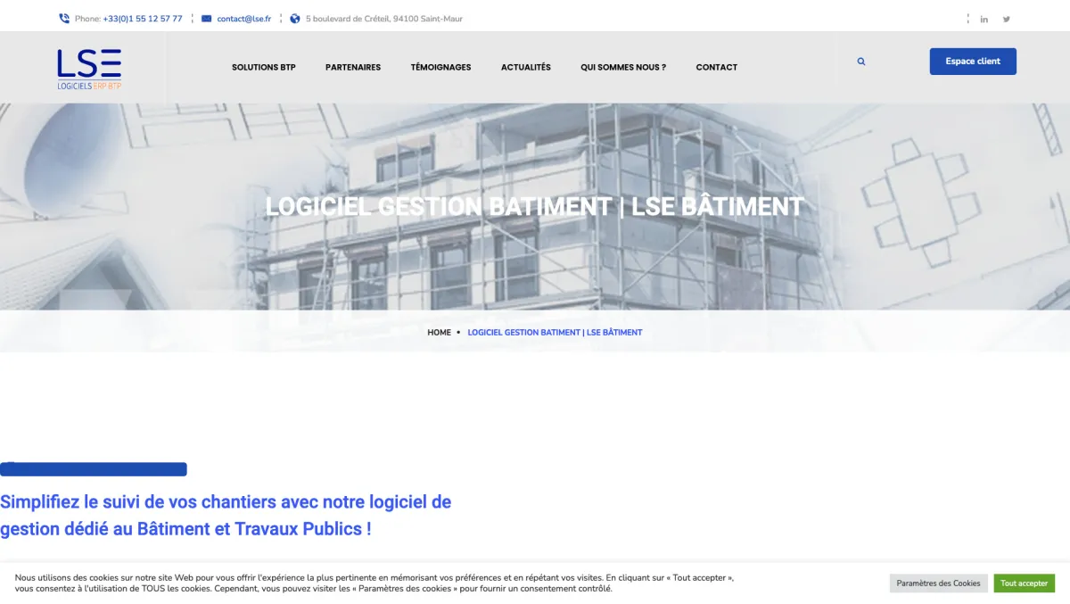Notre avis sur LSE Batiment : un logiciel ERP à découvrir