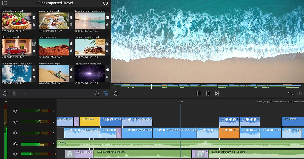 Notre avis sur LumaFusion : un logiciel de montage vidéo à découvrir
