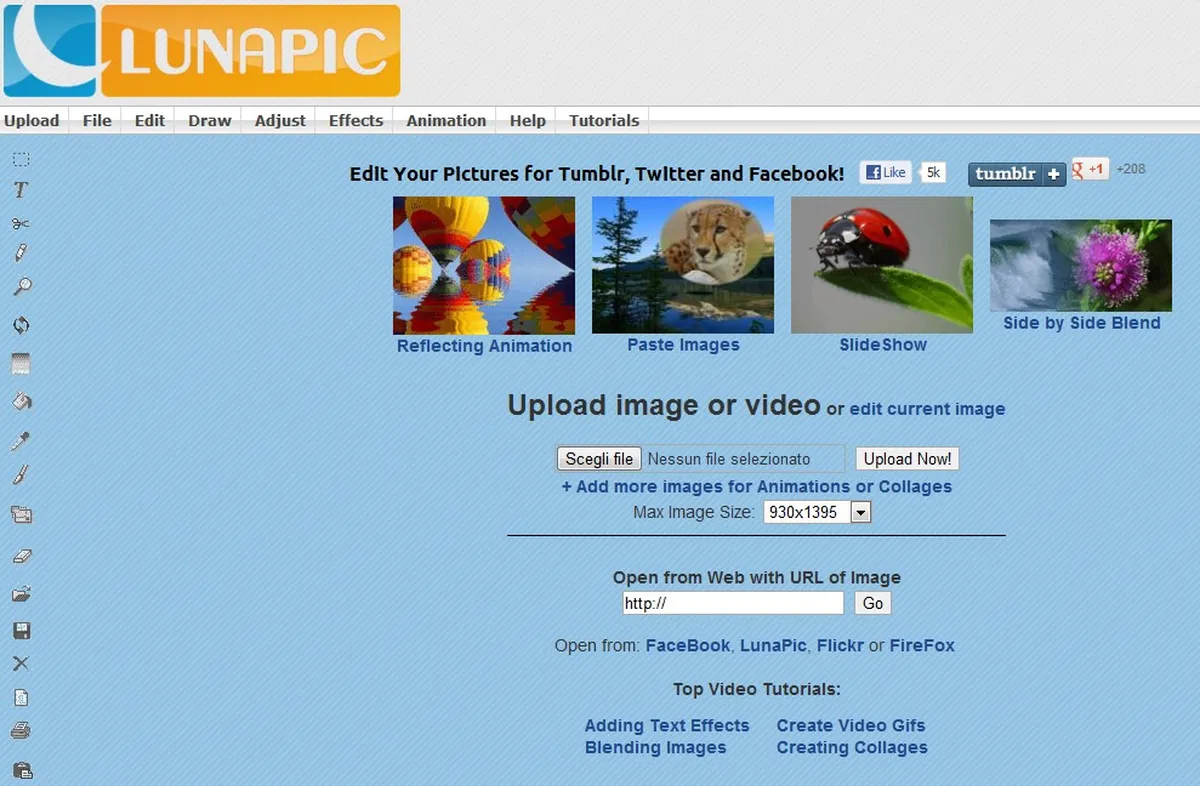 Notre avis sur LunaPic : un logiciel de retouche photo / édition d'image à découvrir