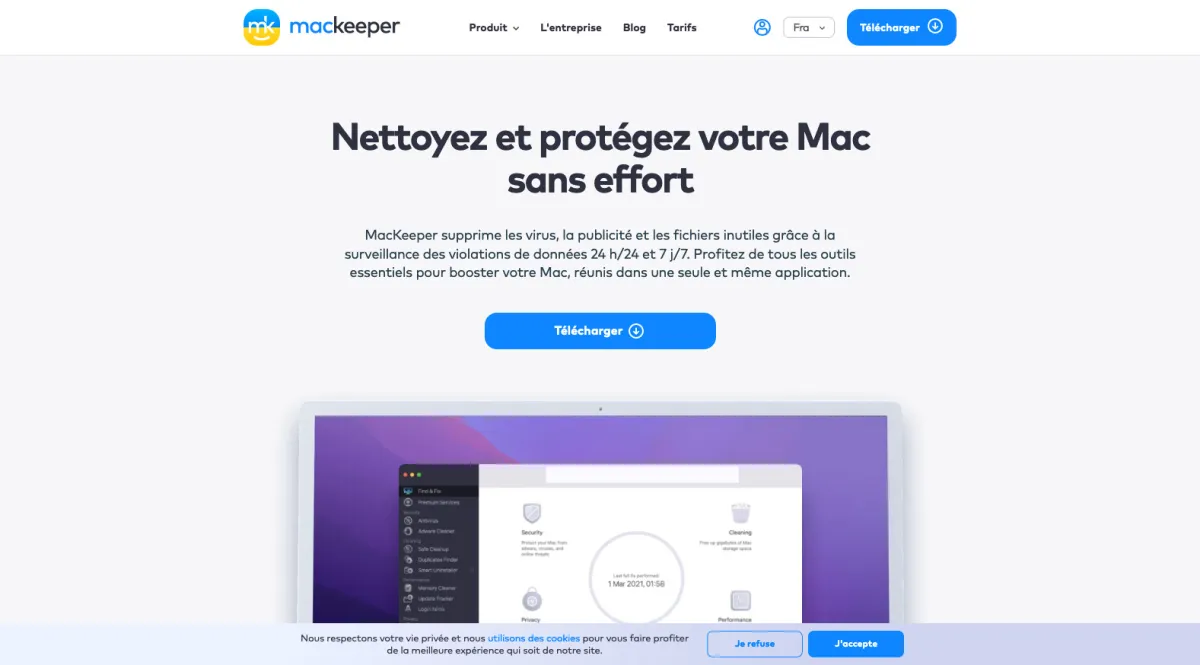 Interface MacKeeper : image, ergonomie, alternatives Interface MacKeeper : image, ergonomie, alternatives
