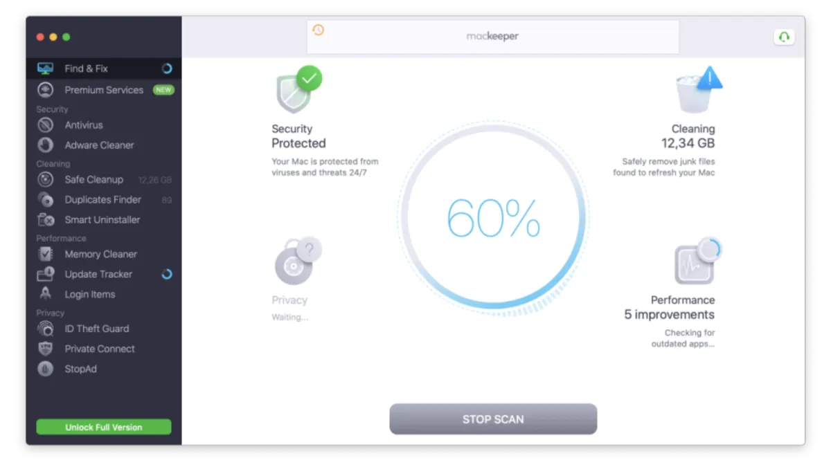 MacKeeper: avis sur le logiciel de sécurité informatique: fonctionnalités, avantages, inconvénients et tarifs MacKeeper: avis sur le logiciel de sécurité informatique: fonctionnalités, avantages, inconvénients et tarifs