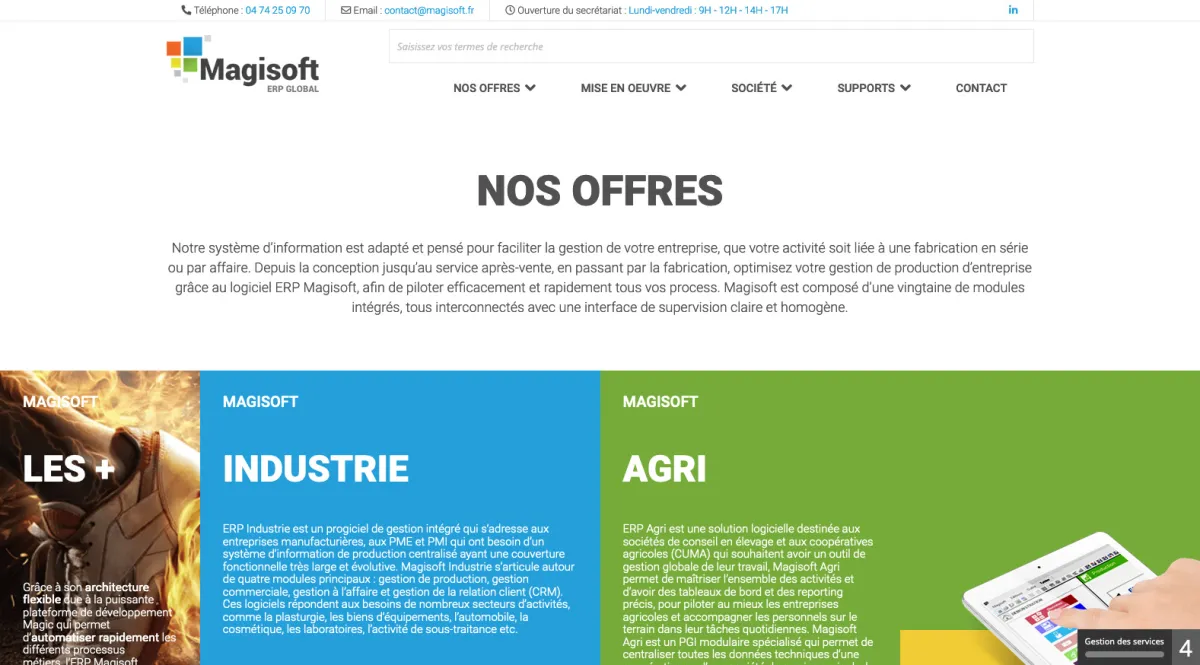 Interface Magisoft : fonctionnalités, prix, alternatives