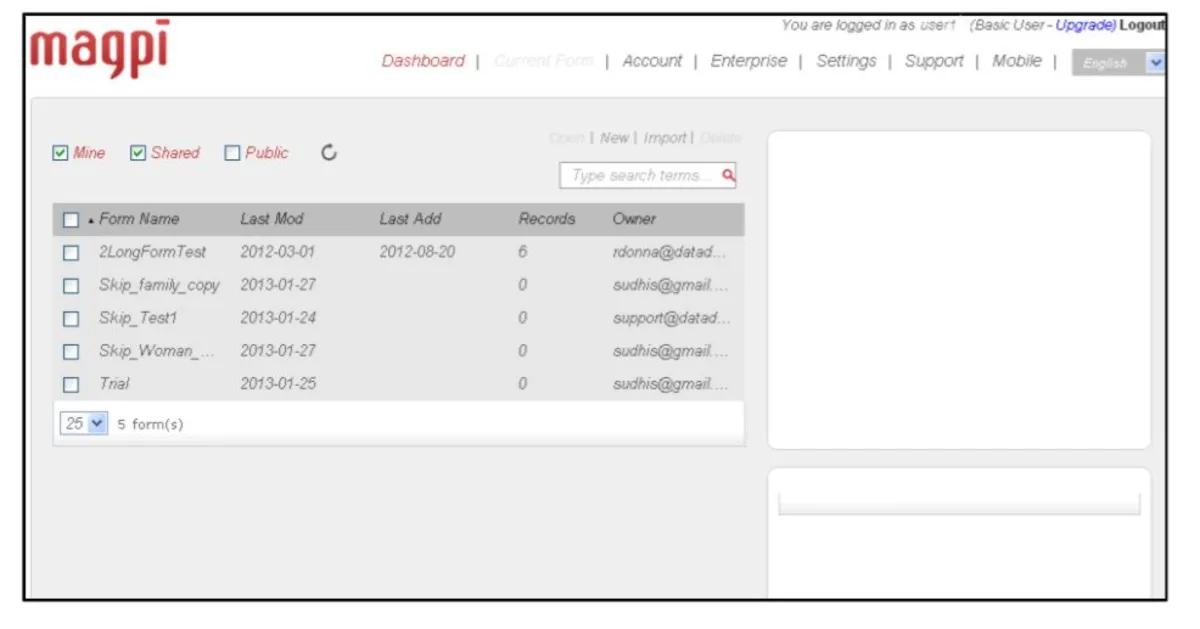 Magpi: avis sur le logiciel de saisie électronique de données (electronic data capture): fonctionnalités, avantages, inconvénients et tarifs Magpi: avis sur le logiciel de saisie électronique de données (electronic data capture): fonctionnalités, avantages, inconvénients et tarifs