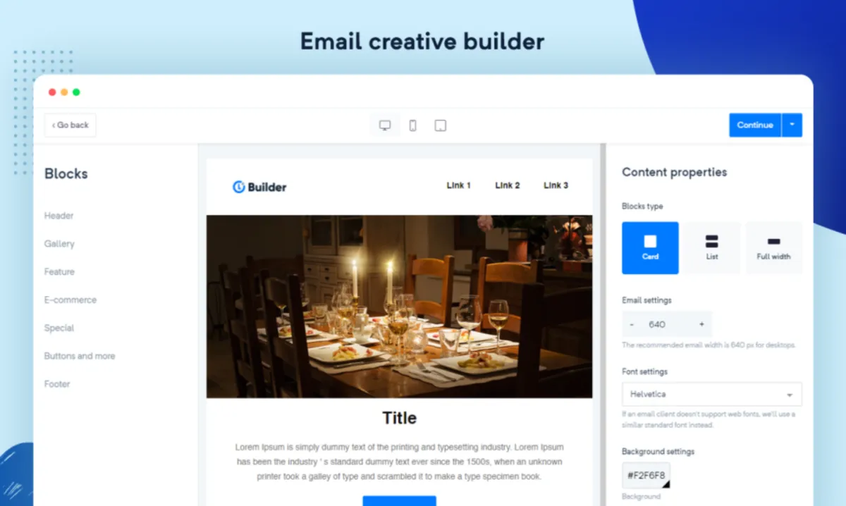 Interface Mailercloud: fonctionnalités, prix, alternatives
