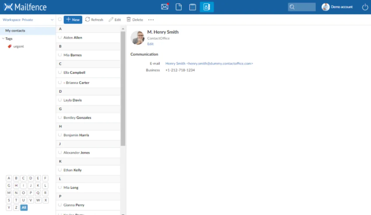 Interface Mailfence: image, ergonomie, alternatives Interface Mailfence: image, ergonomie, alternatives
