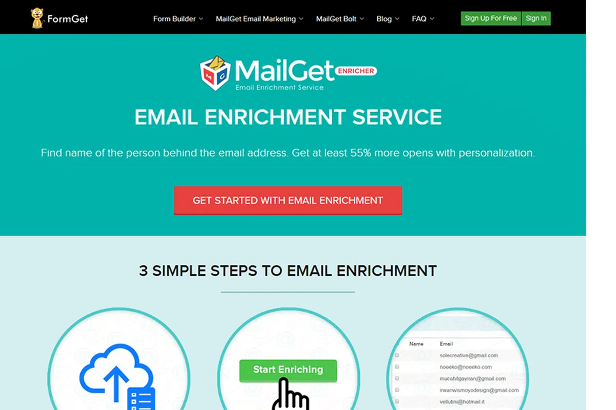 Notre avis sur MailGet Enricher : un logiciel de gestion des réseaux sociaux à découvrir